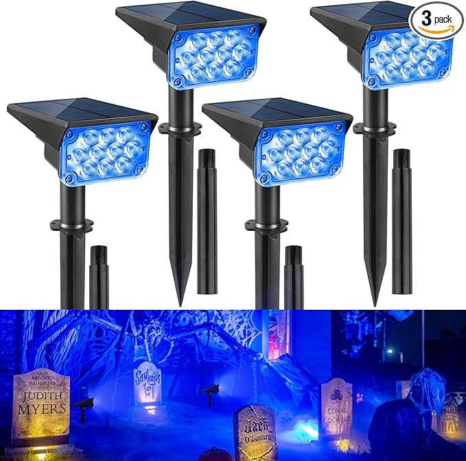 Solar Spot Lights Outdoor by CREPOW
