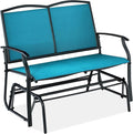Best Choice Products 2-Person Outdoor Patio Swing Glider Steel Bench Loveseat by BestChoiceProducts