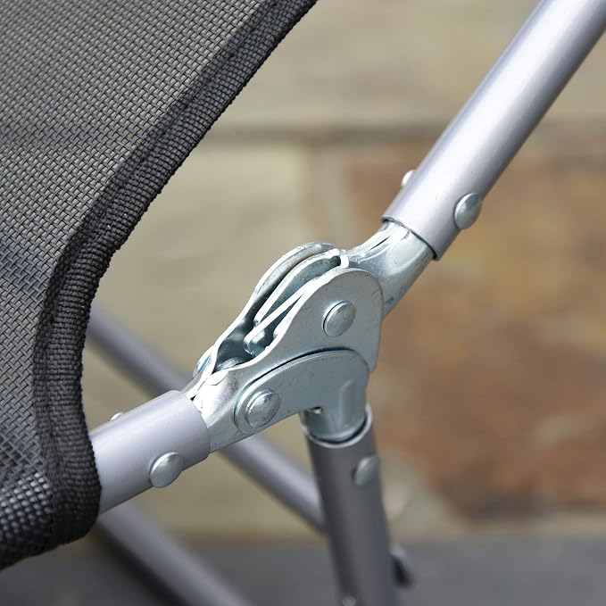 Outsunny Folding Chaise Lounge Pool Chairs, Outdoor Sun Tanning Chairs - Image 10