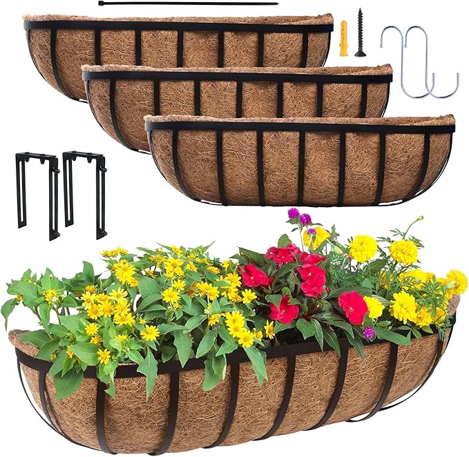 DUNCHATY Railing Planter Window Box by DUNCHATY