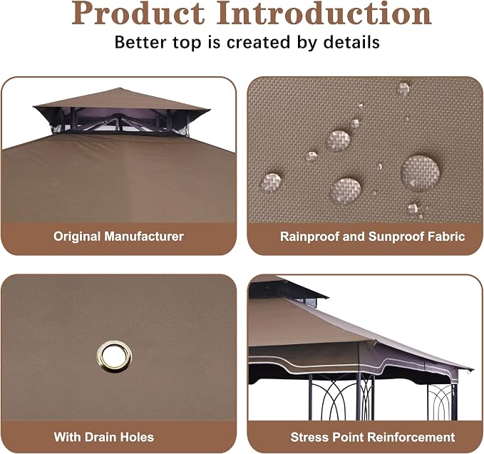 SCOCANOPY Replacement Gazebo Canopy - Image 5