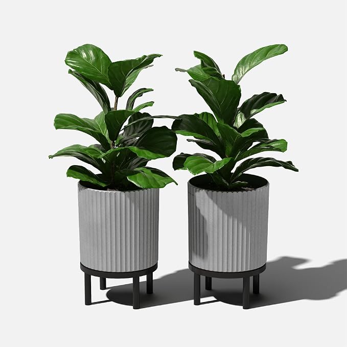 Veradek Demi Series Round Planter w/Stand - Image 9