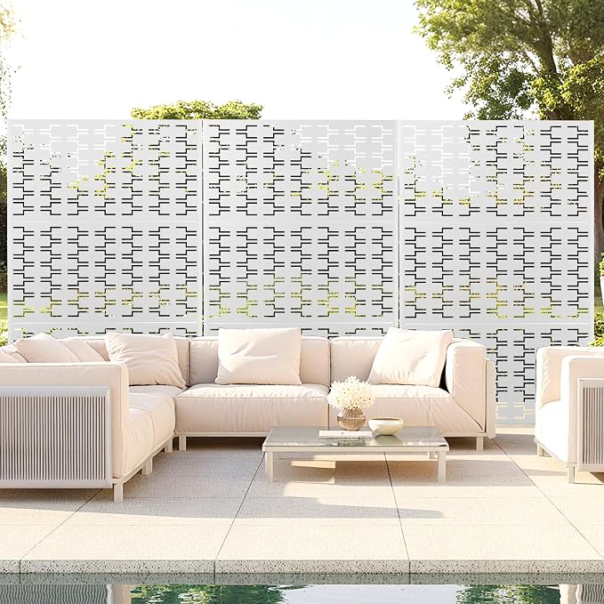 Outdoor Privacy Screen, Freestanding Privacy Fence Panels - Image 9