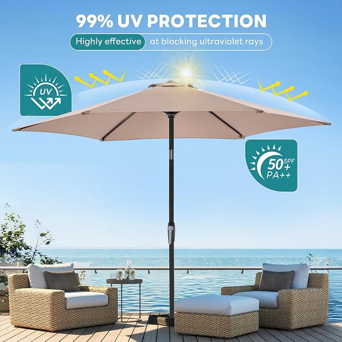 OLIXIS 7.5ft Patio Umbrella - Image 4
