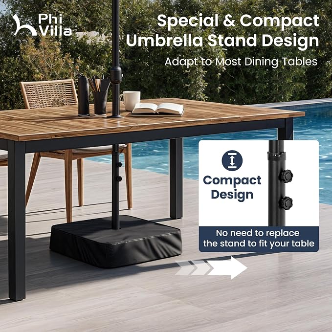 PHI VILLA 15ft Large Patio Umbrellas - Image 4
