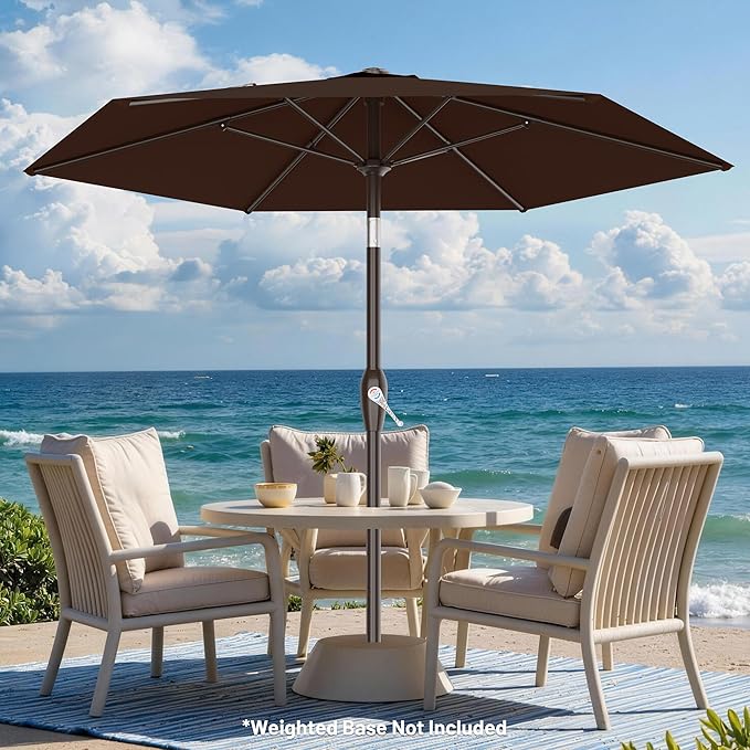 AreShark 7.5FT Patio Umbrella Table Market Umbrella - Image 4