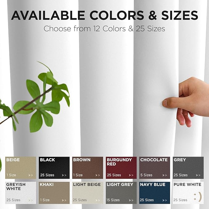 Joydeco Blackout Door Curtain for Doorway Privacy 80 Inches Long, Grommet - Image 7