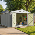 Patiowell 10 x 12 FT Metal Storage Shed by Patiowell