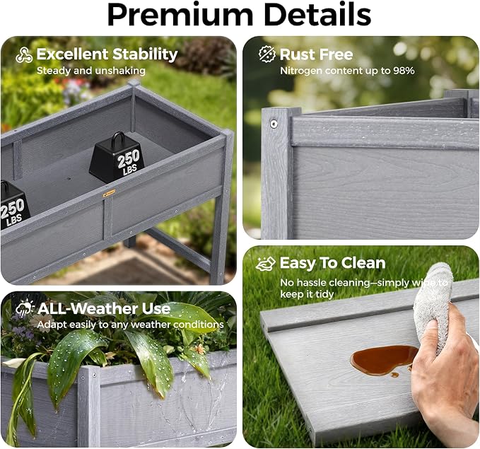 TT Nature HDPE Raised Garden Bed - Image 6