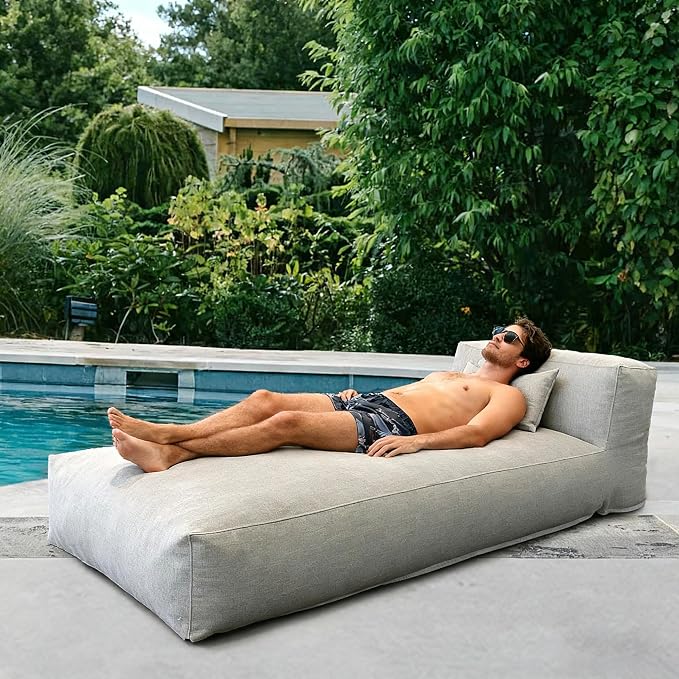 Outdoor Bean Bed Chair Sun Lounger, Outdoor Couch Sofa - Image 6