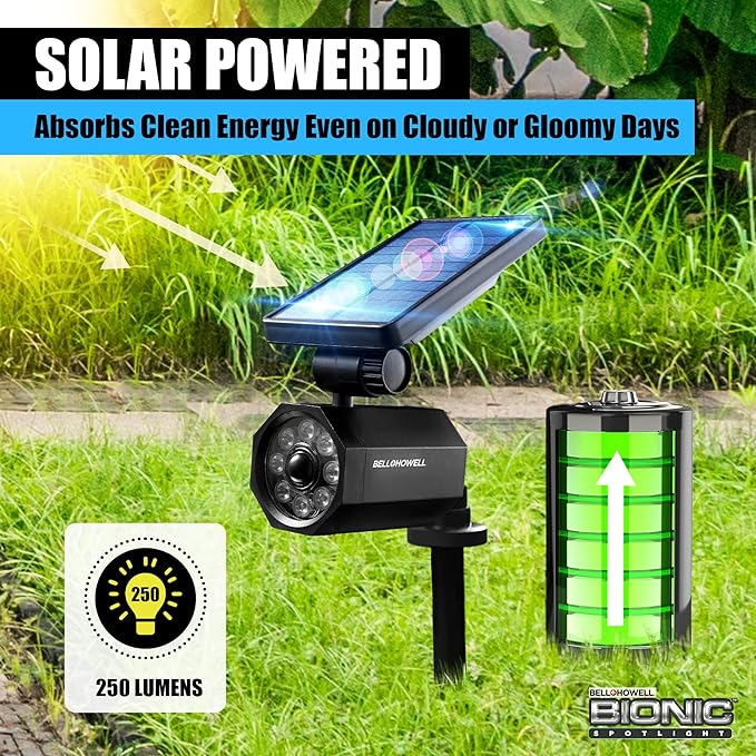 Bell+Howell Bionic Spotlight LED Solar Lights Solar-Powered Spot Light - Image 2