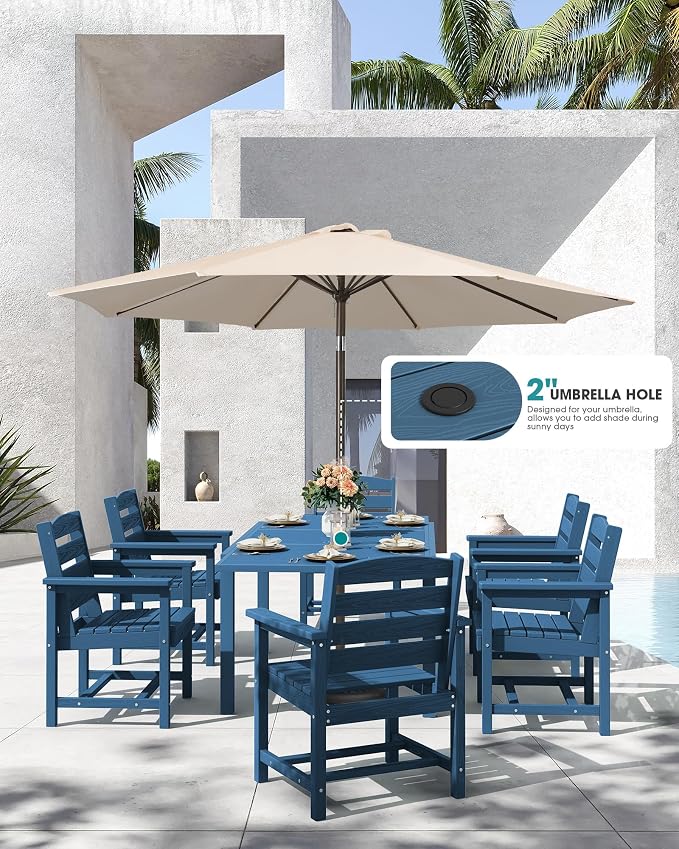 SERWALL Outdoor Expandable Dining Table 60" - Image 2