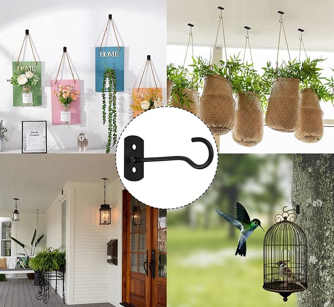 6in Hanging Plant Hooks 2Pack Ceiling Hooks - Image 7