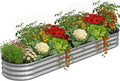 Galvanized Metal Raised Garden Bed Kit by Anmiro
