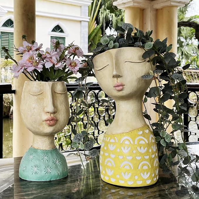 DiliComing Face Planter-Pots for Indoor Plants - Image 8