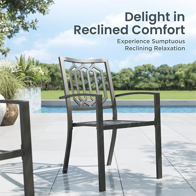 PHI VILLA 5 Piece Outdoor Dining Set - Image 5
