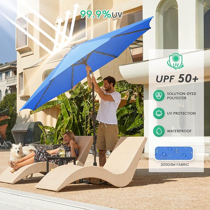 JEAREY 9FT Outdoor Patio Umbrella - Image 5