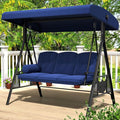 AECOJOY Outdoor Porch Swing, 3-Seat Porch Swing by AECOJOY