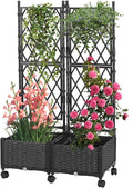 Raised Garden Beds with Screen Outdoor, Garden Trellis by yotoworthgardenhome