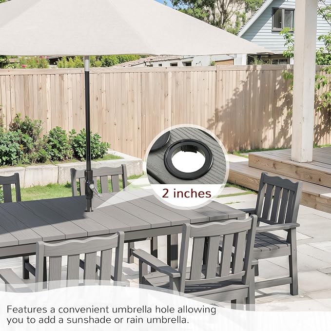 Stoog All-Weather Patio Dining Sets, 7 Pieces Patio Dining Table - Image 7