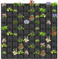 Hanging Planting Grow Bags, 90 Pockets Wall Planter Wall Mounted Grow Bag by LITLANDSTAR
