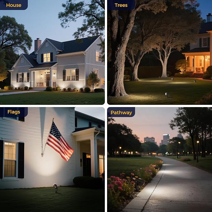 L LOHAS LED 5W Dusk to Dawn Outdoor Lighting, Auto On/Off 6000K Landscape - Image 7