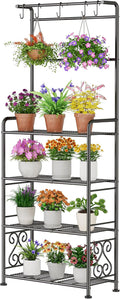 Plant Stand Indoor Outdoor Heavy Duty Metal by GIOTORENT