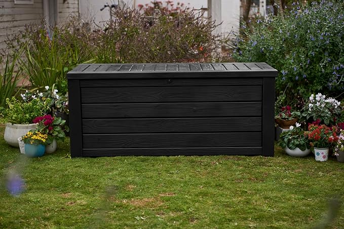 Keter Westwood 150 Gallon Resin Large Outdoor Storage Box - Image 4