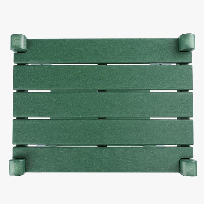 WestinTrends Malibu 36" Outdoor Adirondack HDPE 2-Tier Patio Side Table - Image 9
