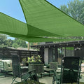 LOVE STORY Custom Size 8'x9'x12' Piquant Green Sun Shade Sail Right Triangle by LOVESTORY