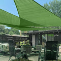 LOVE STORY Custom Size 6'x8'x10' Piquant Green Sun Shade Sail Right Triangle by LOVESTORY
