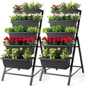 SEJOV 2 Pack Vertical Raised Garden Bed, 5 Tiers Elevated Planter Box by SEJOV