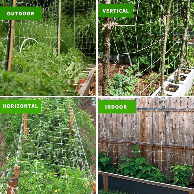 Tcamp Heavy-Duty Polyester Plant Trellis Netting 5 x 15ft - Image 7