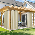 NICETOWN Outdoor Patio Curtain W66 x L95, Waterproof & Weatherproof Drapes by NICETOWN