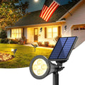 Solar Lights Outdoor Waterproof IP65, 3000K Super Bright LED, 2 Lighting Modes by JEJOT