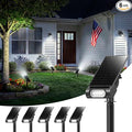 EZVALO Solar Spot Lights Outdoor IP67 Waterproof, Adjustable Solar Landscape by EZVALO