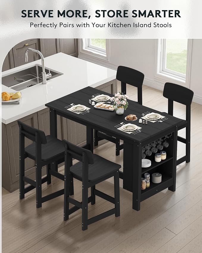 SERWALL 8-Piece Counter Height DiningTable Sets - Image 7