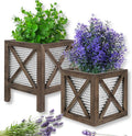 Autumn Alley Farmhouse Front Porch Planters Set of 2 Stand by AutumnAlley