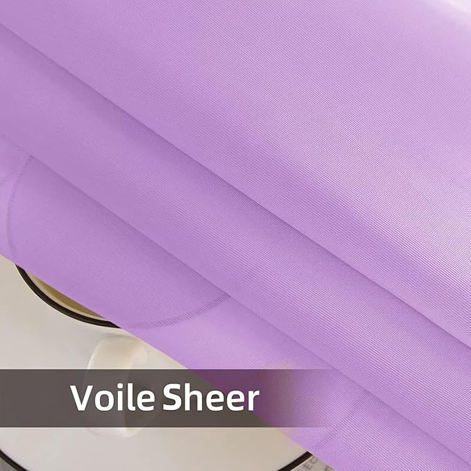 SpaceDresser Waterproof Outdoor Sheer Curtains - Image 9