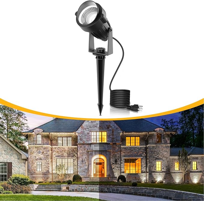 L LOHAS LED 5W Dusk to Dawn Outdoor Lighting, Auto On/Off 6000K Landscape by LLOHASLED
