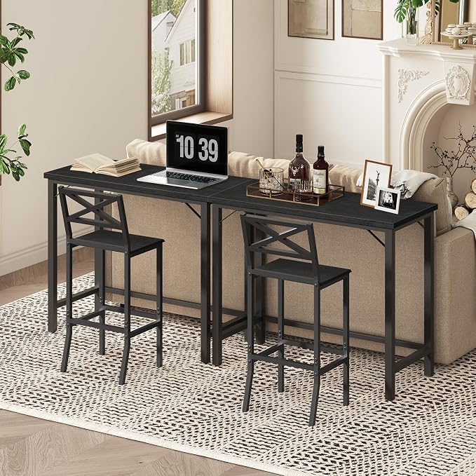 Narrow Bar Table, 63-Inch Pub Table - Image 4