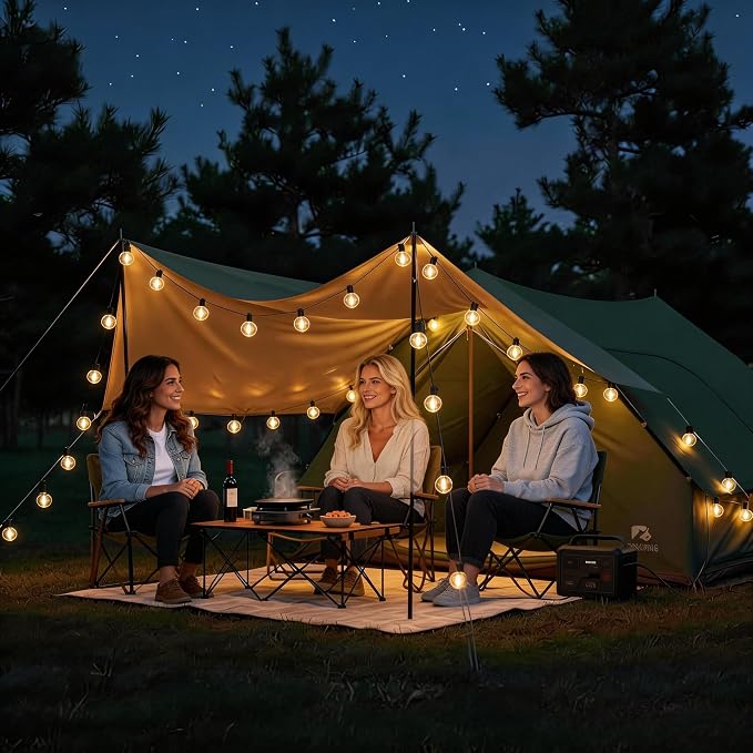 RTTY Classic Series Outdoor String Lights 50 FT Globe LED Patio Lights - Image 8