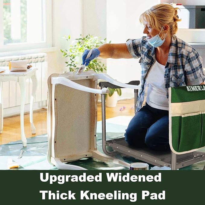 Aimerla Foldable Garden Kneeler Seat Heavy Duty Gardening Stool - Image 5