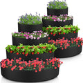 8 Pcs Plant Grow Bags 4 Tiered Strawberry Planter Tower Fabric Raised Garden by Unknown