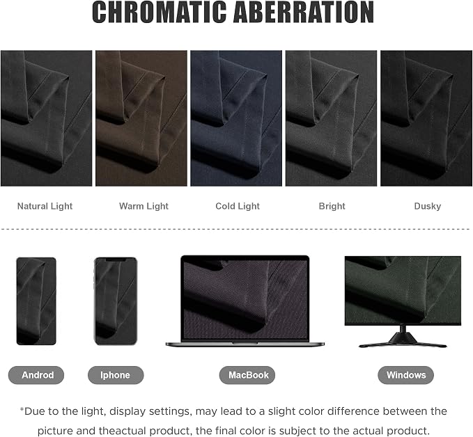 BONZER Outdoor Curtains for Patio Waterproof Thick Privacy Grommet Light - Image 5