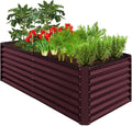 Best Choice Products 6x3x2ft Outdoor Metal Raised Garden Bed, Deep Root Box by BestChoiceProducts