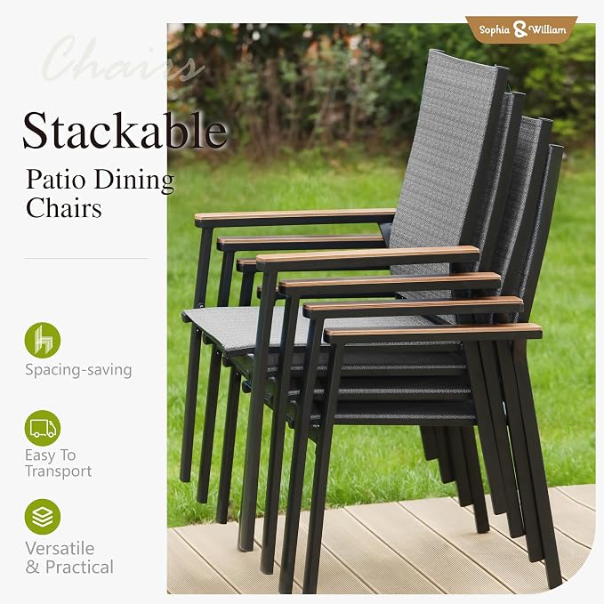 Sophia & William Patio Dining Set - Image 3