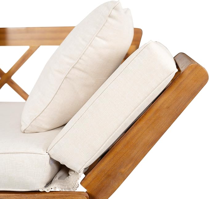 Merax Outdoor Patio Daybed Sofa, 3-Seat Sofa - Image 6