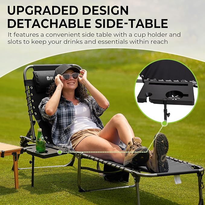 FUNDANGO Folding Chaise Lounge Chair - Image 3