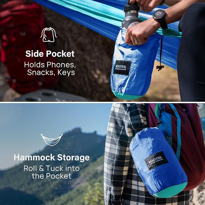 Kootek Camping Hammock, Portable Hammocks - Image 4